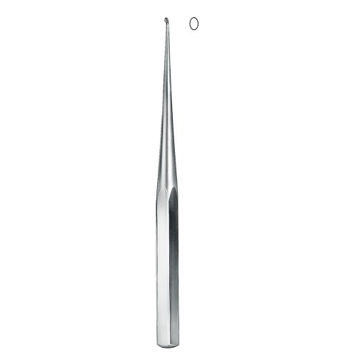 Bone surgery , Bone curette, acc. to Bruns, solid, oval