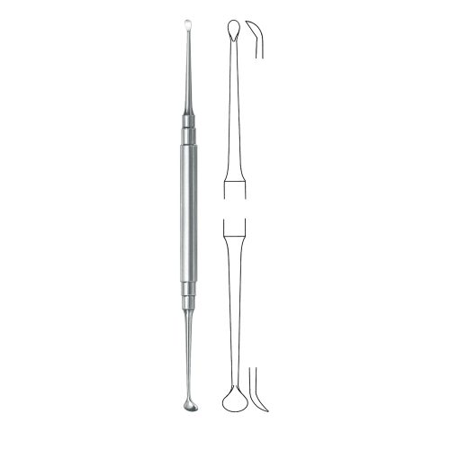 Bone surgery , Bone curette, acc. to Molt, double-ended