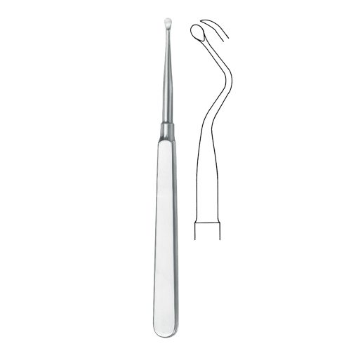 Bone surgery , Bone curette, acc. to Molt, right angled, no. 5