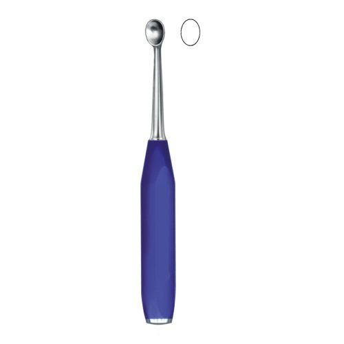 Bone surgery , Bone curette, acc. to Volkmann, silicone coated Handle