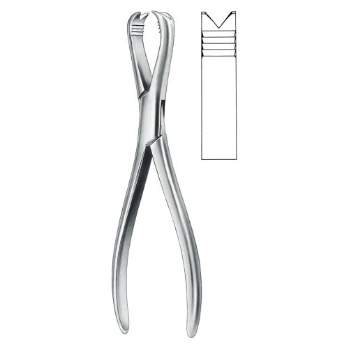 Bone surgery , Bone holding forceps, acc. to Langenbeck