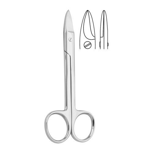 Crown Scissor straight 12cm