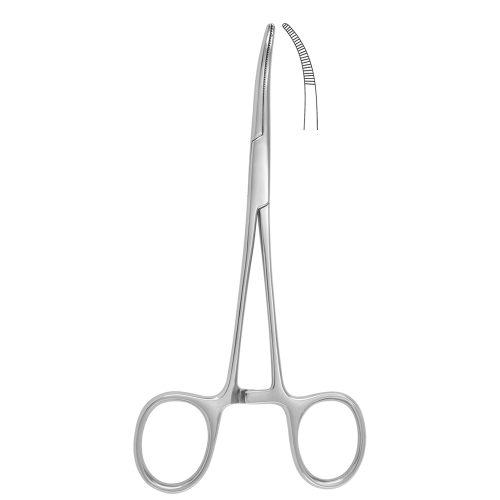Kelly Forcep curve 14 cm