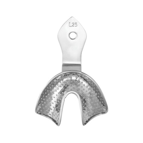 Stainless Steel Impression Trays (L23) Perforated Stainless Steel Coe Type