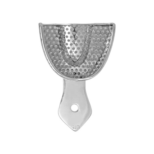 Stainless Steel Impression Trays (U15) Perforated Stainless Steel Coe Type